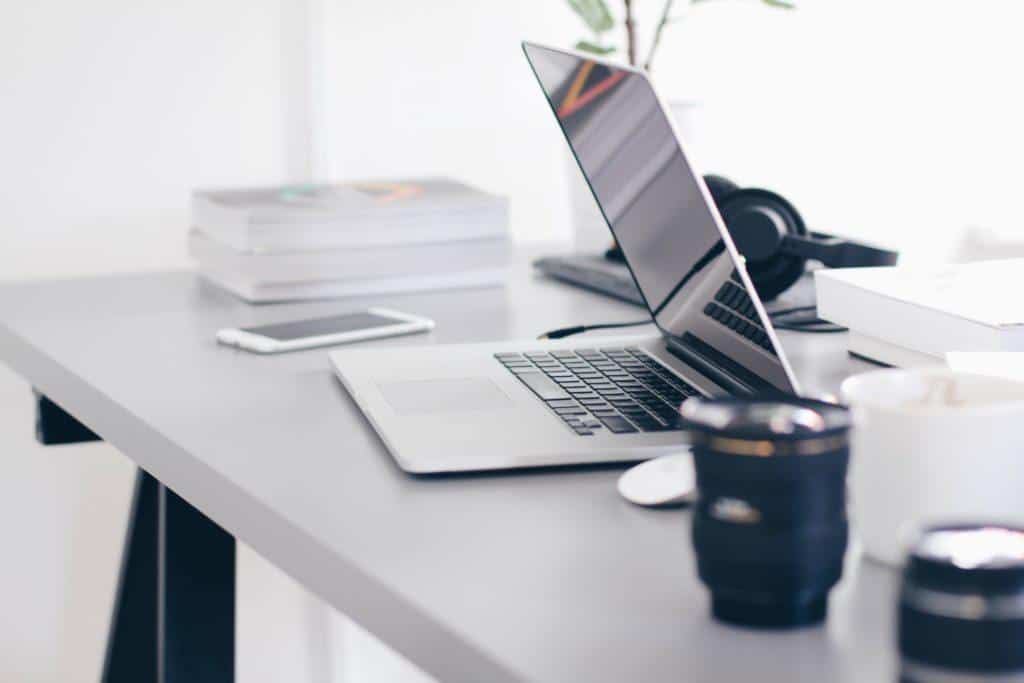 computer work desk